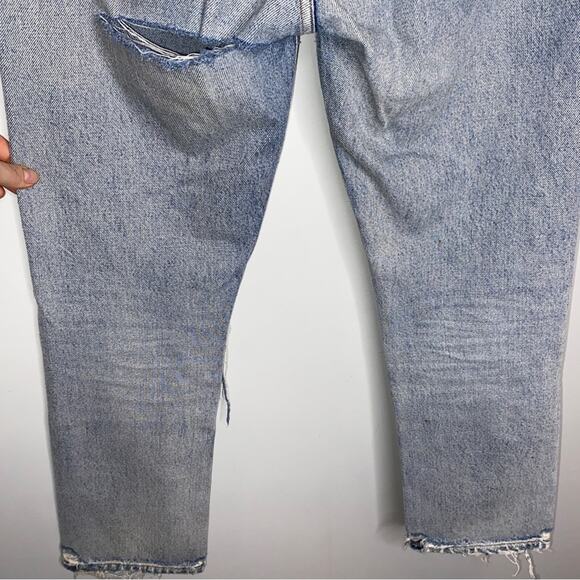 Agolde Riley Hi Rise Straight Crop Jeans - Picture 6 of 11